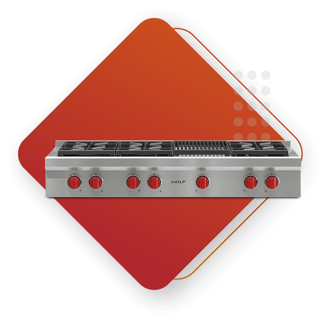 Wolf Rangetop Appliance Repair Garden City | Wolf Appliance Masters